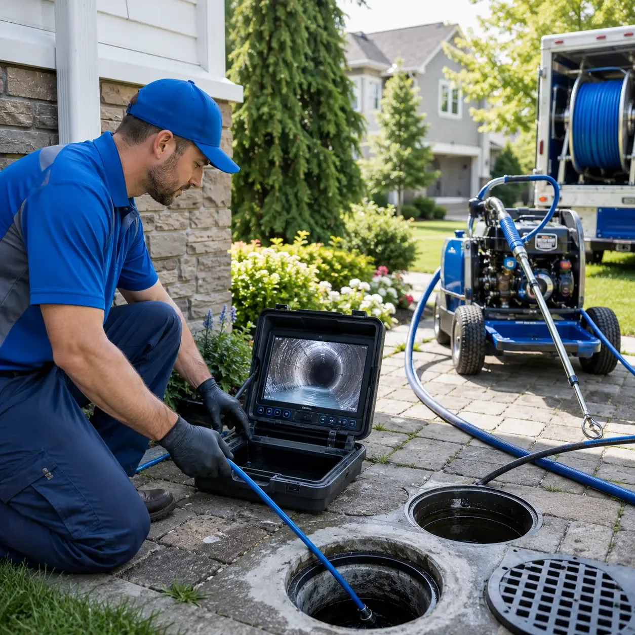 Outdoor drain cleaning professionals serving Wrightsboro, TX